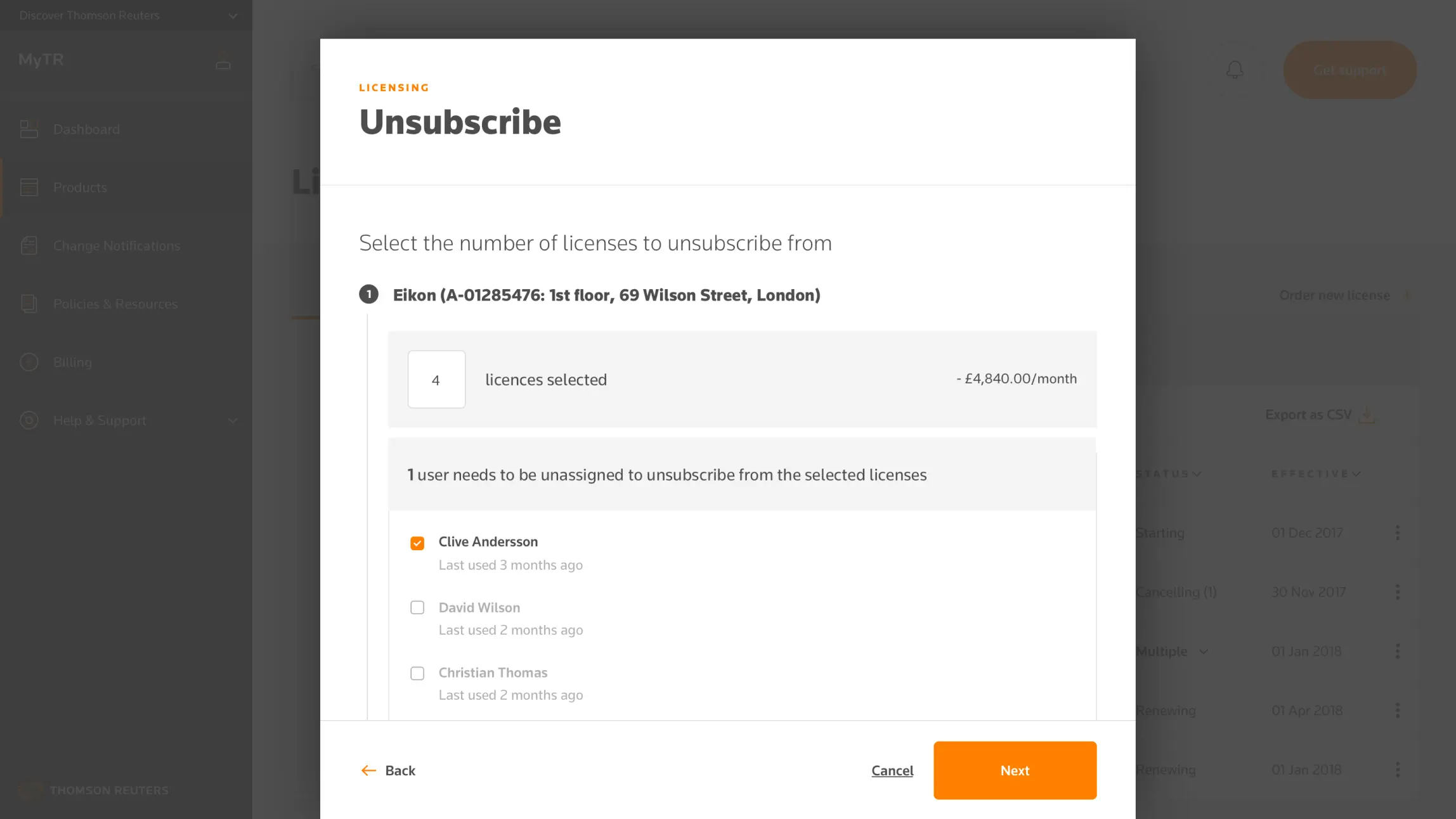 Task flows in overlays